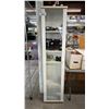 Image 1 : WOOD & GLASS DISPLAY CABINET - APPROX. 69.5"T X 16"W X 16"D *CONTENTS NOT INCLUDED*
