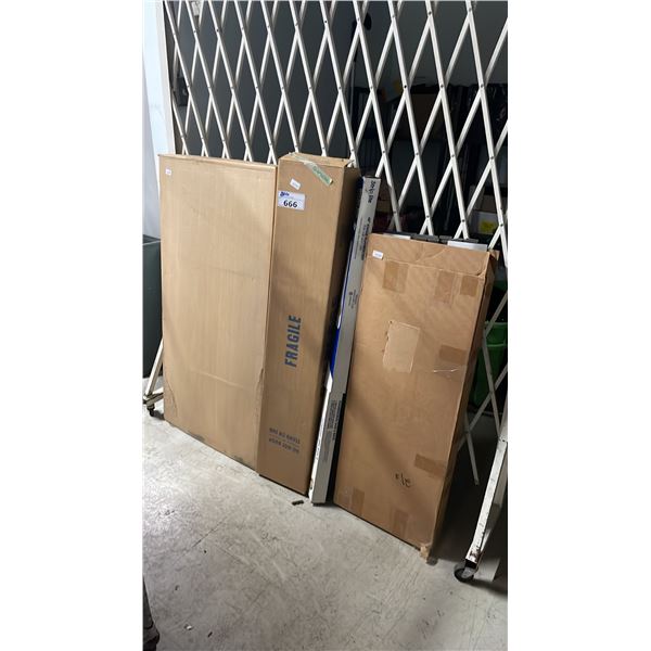 ASSORTED ITEMS INCLUDING; SYLVANIA GTE BEAVER LITES, STRIP-LITE FLUORESCENT FIXTURE,