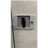 Image 3 : GREY TWO DOOR STORAGE CABINET - APPROX. 36"W X 18"D X 72"H