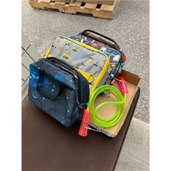 Lunch bags and skipping group