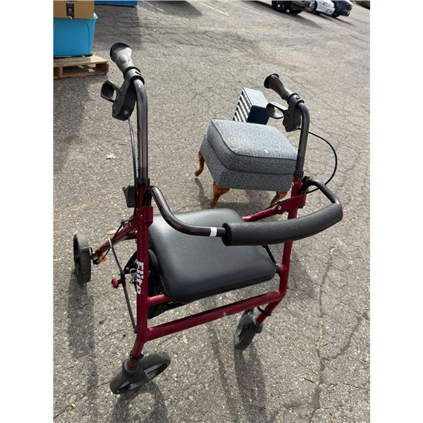 Folding walker elite