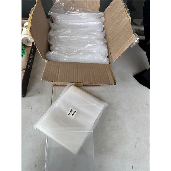 Resealable bags 6 x 6 four mil