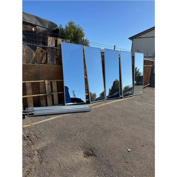 Mirrors with track