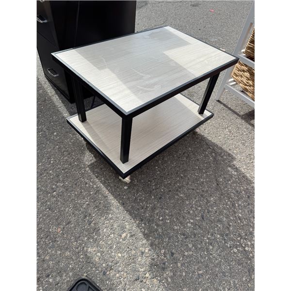Rolling side table
