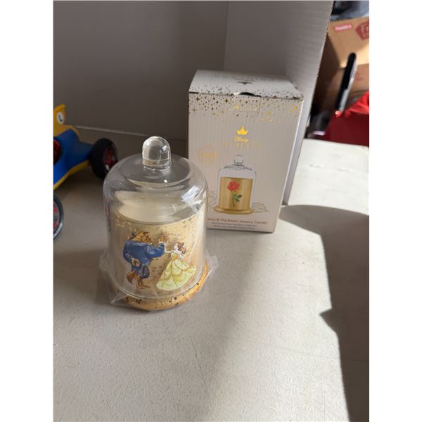Disney beauty and the beast Jewelry handle enchanted rose necklace. Collection made with solid 925 S