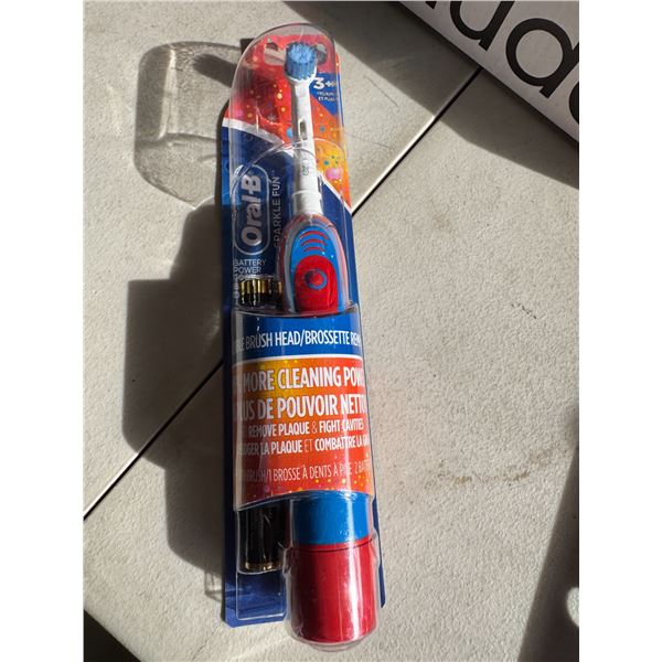 Oral B sparkle, fun , toothbrush