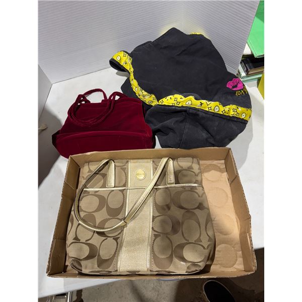 Coach purse and other bags