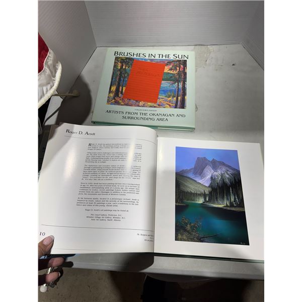 Brushes in the sun artist from the Okanogan and surrounding area when is autographed