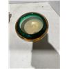 Image 2 : Green and gold Murano? Bowl