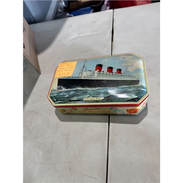 RMS Queen Mary Benson's English choice infections tin