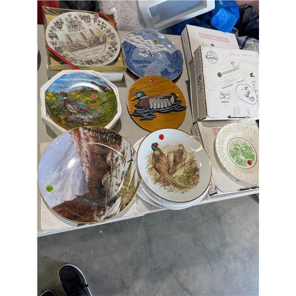 Assorted Collector plates