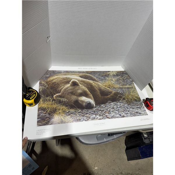 Show of hearts 2011 grizzly at rest, Robert Bateman