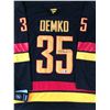 Image 1 : THATCHER DEMKO SIGNED VANCOUVER CANUCKS HOCKEY JERSEY (WWOC COA)