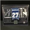 Image 1 : FRANK MAHOVOLICH TORONTO MAPLE LEAFS AUTHENTIC SEAT DISPLAY (GREATS OF THE GAME COA)