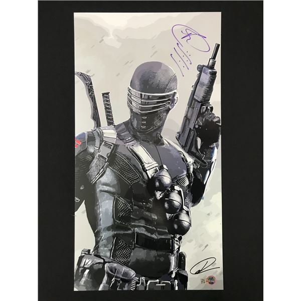 RAY PARK SIGNED AND INSCRIBED SNAKE EYES 11 X 18 PRINT (WWOC COA)
