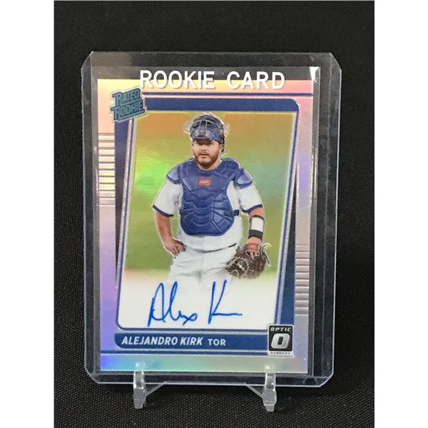 ALEJANDRO KIRK SIGNED TRADING CARD