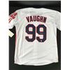 Image 1 : CHARLIE SHEEN SIGNED VAUGN BASEBALL JERSEY - KB COA