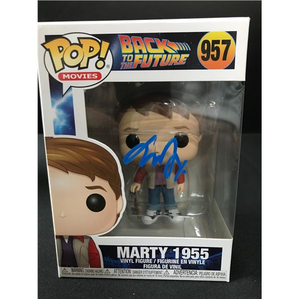 MICHAEL J FOX SIGNED MARTY MCFLY FUNKO POP - WWOC COA