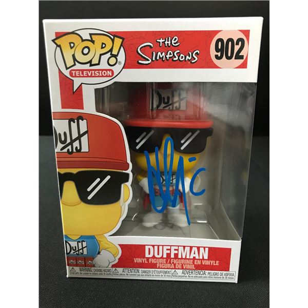 HANK AZARIA SIGNED DUFFMAN FUNKO POP - WWOC COA