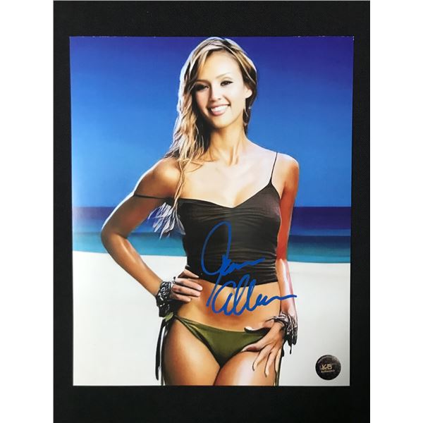 JESSICA ALBA SIGNED 8X10 - KB COA