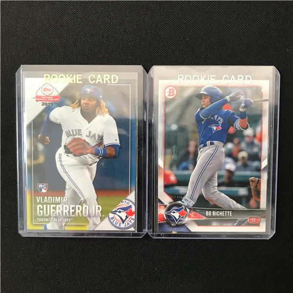 LOT OF 2 BASEBALL ROOKIE CARDS