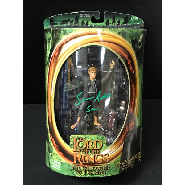 SEAN ASTIN SIGNED LORD OF THE RINGS ACTION FIGURE - PSA AND WWOC COA
