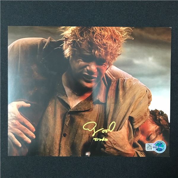 SEAN ASTIN SIGNED LORD OF THE RINGS 8X10 - WWOC COA
