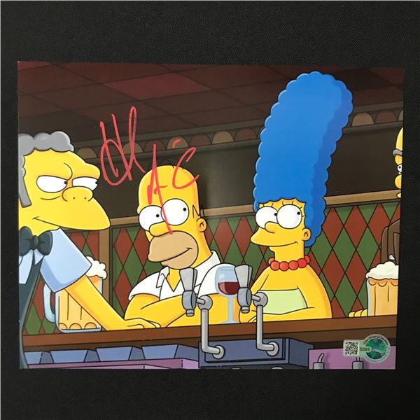 HANK AZARIA SIGNED SIMPSONS 8X10 - WWOC COA