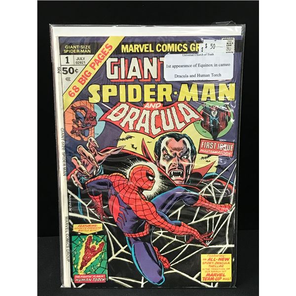 GIANT SIZED SPIDERMAN AND DRACULA #1 - MARVEL COMICS