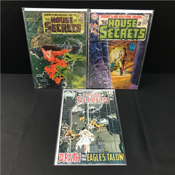 LOT OF 3 HOUSE OF SECRETS COMICS - DC COMICS