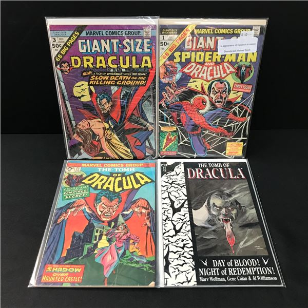LOT OF 4 DRACULA BASED COMICS - VARIOUS PUBLISHERS