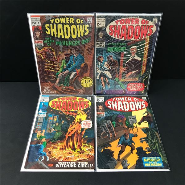 LOT FO 4 TOWER OF SHADOWS COMICS - MARVEL COMICS