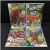 Image 1 : LOT OF 4 WHERE MONSTERS DWELL COMICS - MARVEL COMICS