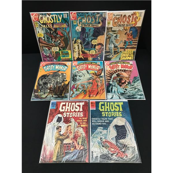 LOT OF 8 GHOST COMICS - VARIOUS PUBLISHERS