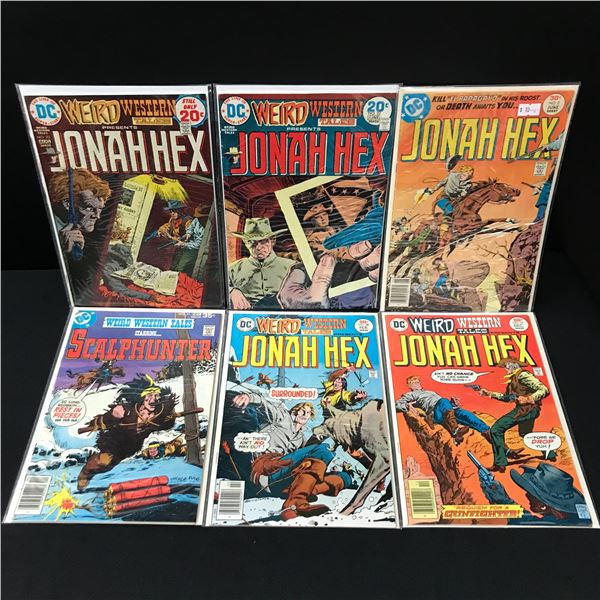LOT OF 6 JONAH HEX COMICS - DC COMICS