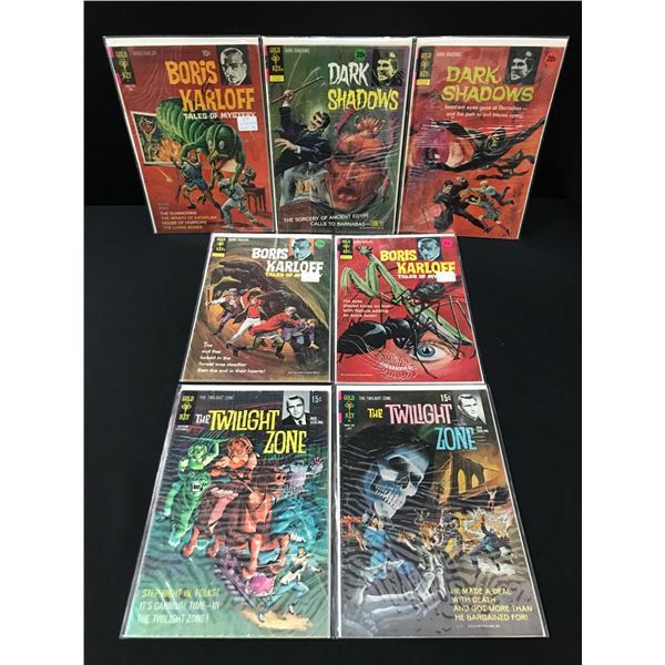 LOT OF 7 GOLD KEY COMICS