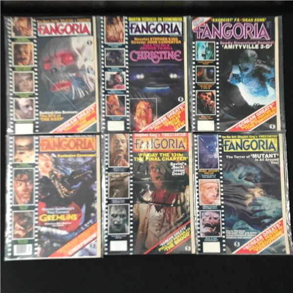 LOT OF 6 FANGORA COMICS -