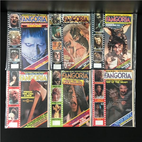 LOT OF 6 FANGORA COMICS