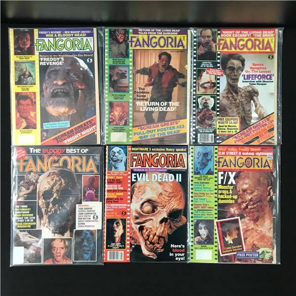 LOT OF 6 FANGORA COMICS
