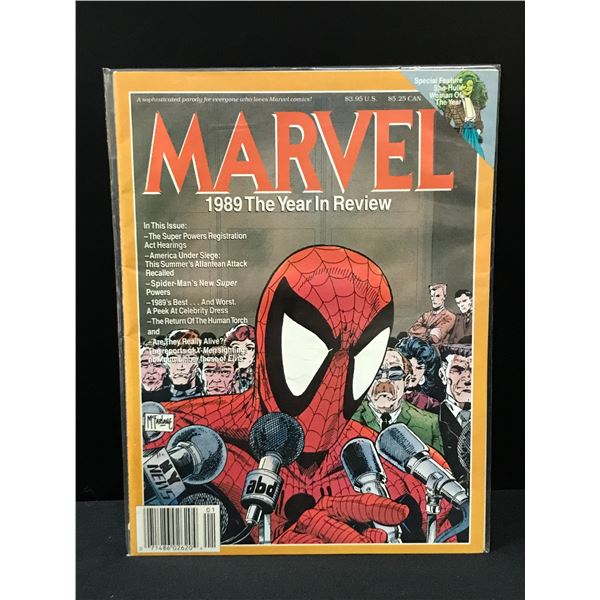 MARVEL 1989 THE YEAR IN REVIEW - MARVEL COMICS
