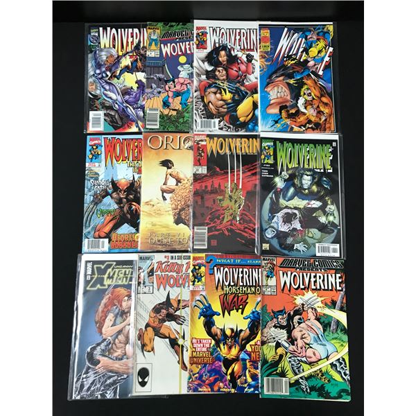 LOT OF 12 MARVEL COMICS