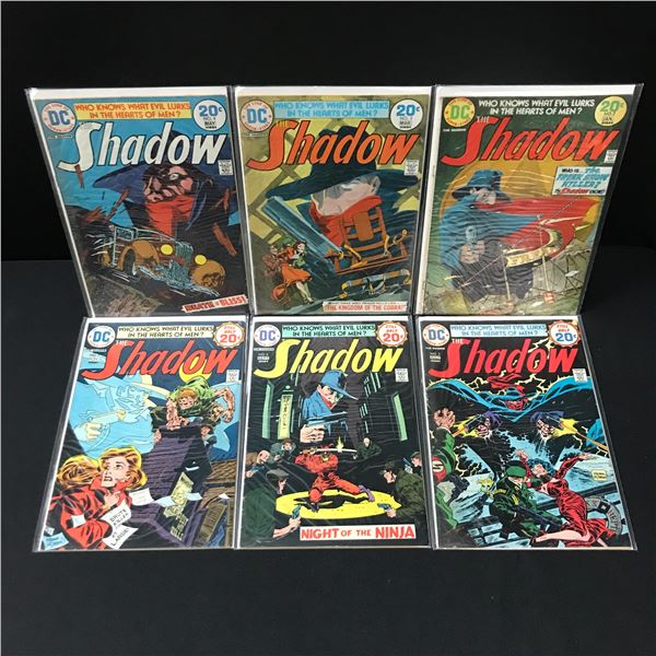 LOT OF 6 THE SHADOW COMICS - DC COMICS