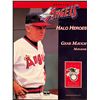 Image 1 : Manager Gene Mauch Anaheim Angels Halo Heroes Commemorative Sheet Series 8 of 12