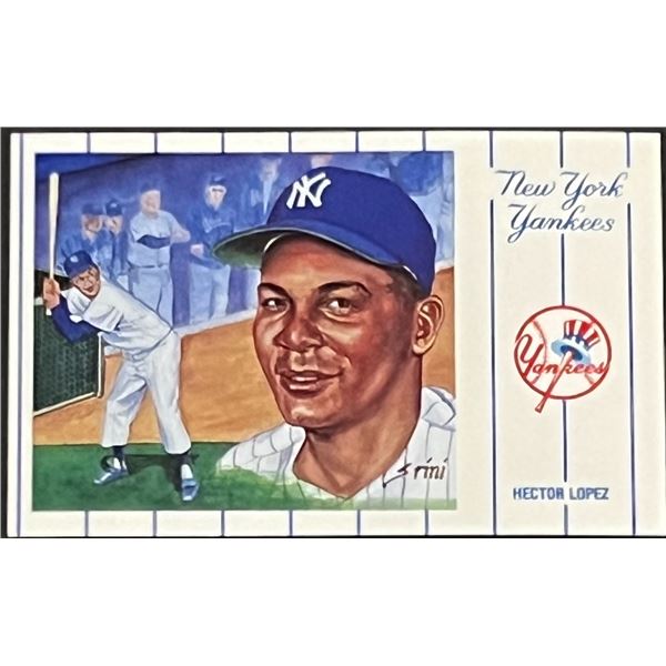 1961 New York Yankees Team Hector Lopez Postcard Series No.1. Card 8 of 12