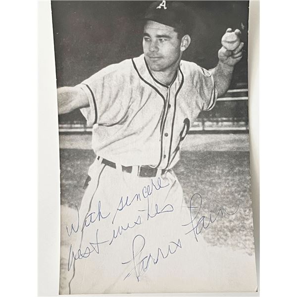 Philadelphia Athletics Ferris Fain signed photo