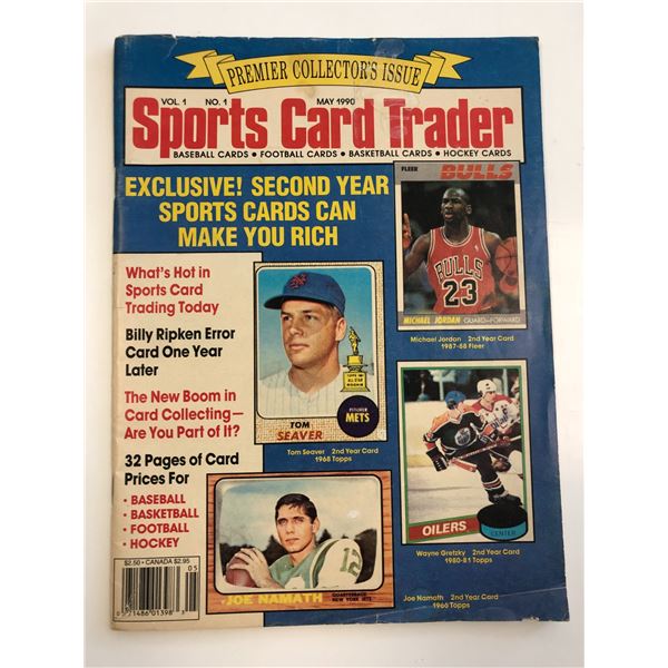 Sports Card Trader Premier Collector's Issue May 1990 Vol.1 No.1 Magazine