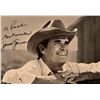 Image 1 : James Garner facsimile signed photo. 3x5 inches