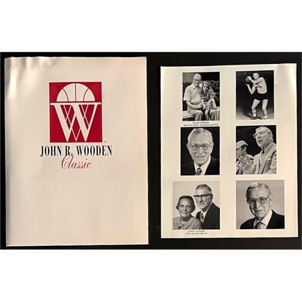 UCLA Basketball Coach John R. Wooden Classic Press Kit
