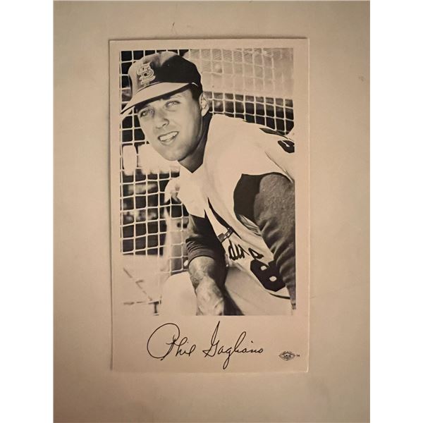 Phil Gagliano facsimile signed photo. 3x5 inches