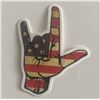 Image 1 : America Flag Rock On sticker